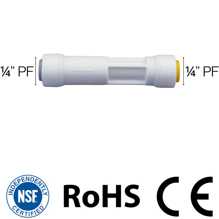 Hommix 1/4" Push Fit to 1/4" Push Fit 600CC Flow Restrictor - Hommix UK