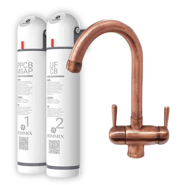 Hommix Ultra UF & Softening Drinking Water Filter with Pardenia Copper