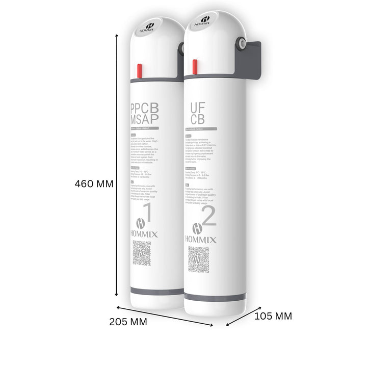 Hommix Ultra UF & Softening Drinking Water Filter with Savona Brushed Nickel