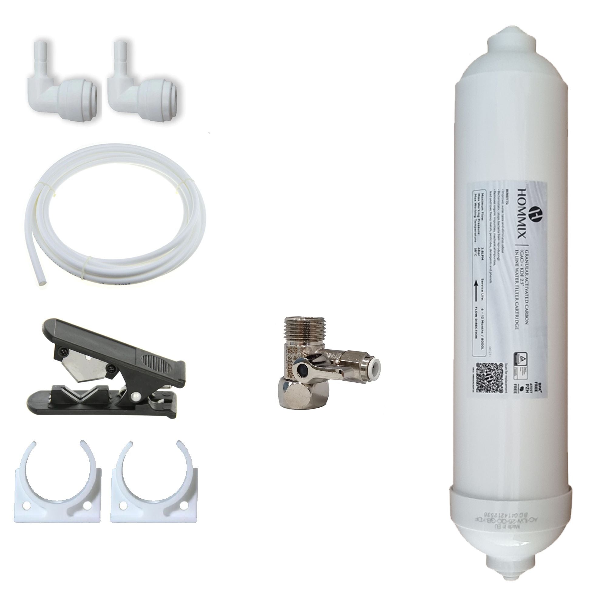 Hommix Advanced Single Filter Under-sink Drinking Water Filter Kit Sys ...